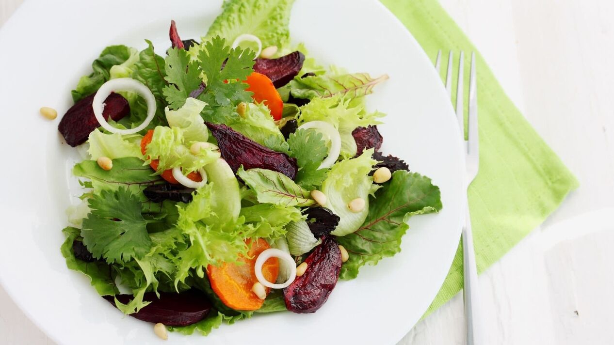 vitaminesalade om de potentie te vergroten