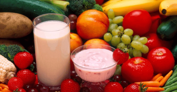 yoghurt groenten en fruit voor potentie